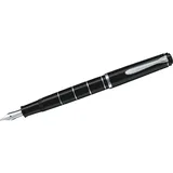 Pelikan Classic M 215 Kolbenfüller schwarz hochglänzend M (mittel)