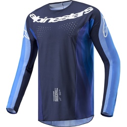Alpinestars Techstar Pneuma Motocross Jersey, blau, Größe L für Männer