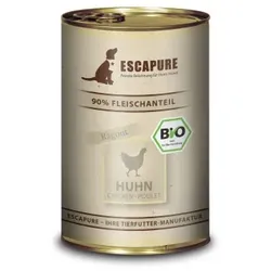 ESCAPURE Nassfutter Hund Bio Adult Huhn 6x400 g