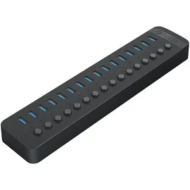 ORICO CT2U3-16AB 16x USB-A 3.0 Hub Schaltern - Schwarz