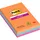 Post-it Super Sticky Haftnotizen extrastark 46453SSA farbsortiert, 3 Blöcke