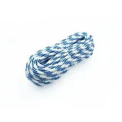 Mehrzweckseil geflochten 4mm 20m weiß/blau