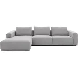 Musterring Eckcouch Polyester Anreihsofa rechts & Longchair links 3-Sitzer Grau