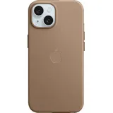 Apple Feingewebe Case mit MagSafe für iPhone 15 Taupe