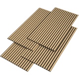 [neu.holz] Akustik Wandpaneel ’Vang’ Eiche, hell 11,52m2