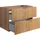 Rodan | Waschbeckunterschrank - 80cm | Braun matt - Eiche | B/H/T 80/57/46cm | 2 Softclose-Schubladen | Badezimmerschränke, Badmöbel, Unterschränke - Braun