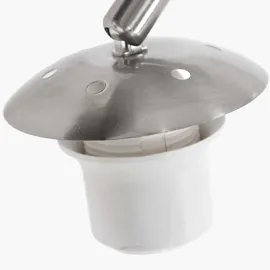 Steinhauer Bogenleuchte 180 cm Edelstahl Silber