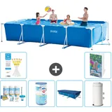 Rechteckiger Frame Pool - 450x220x84 Cm - 7-teilig  S147