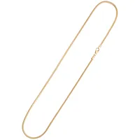 Kette ohne Anhänger JOBO Halsketten Gr. Gelbgold 585, L: 45cm, gelb (gelbgold 585) Damen Schlangenkette 585 Gold 45 cm 2,4 mm