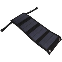 DEWIN 20w 5v Faltbares Polykristallines Solarpanel-Ladegerät Tragbares Outdoor-Ladegerät Für Wiederaufladen USB-Geräte -iPhone Android GoPro Und Camping Im Freien.