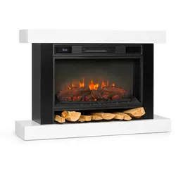 KlarsteinVulsini Hideaway Elektrokamin 1900 W LED-Technik FernbedienungWeiß