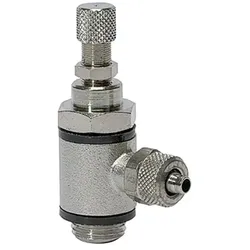 Drosselventil, Drosselung beideitig, Schnellverschraubung M5, Schlauch 4/2,5
