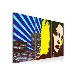 Artgeist Wandbild Blick - Triptychon 90,00 cm x 60,00 cm