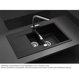 Schock Mono D-150 Einbau S Stone + Excenterbetätigung