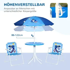 Outsunny Kindersitzgruppe 4-tlg. Blau
