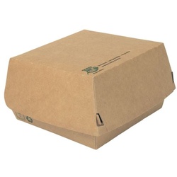 Papstar Burger-Boxen »pure 100% fair«, 80 Stück braun, 12.5x7x12.5 cm