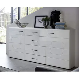 Innostyle Sideboard SPIRIT PLUS weiß Hochglanz MDF, weiß