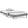 Homestyle4u Polsterbett 120 x 200 cm Grau
