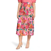 Vera Mont Maxirock Damen Floral Gelb/Pink 40