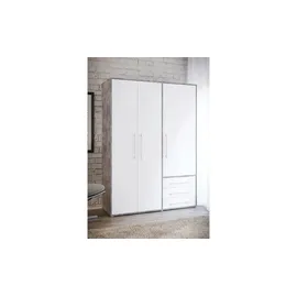 Möbel Kraft Kleiderschrank Morley 144,4 x 200 x 53 cm Grau