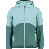CMP Kinder Kid G Hybrid Jacket Fix Hood (Türkis