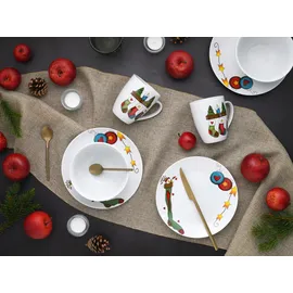 CreaTable Luna Frühstücksservice 18-tlg. multicolor