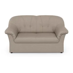 2-Sitzer DOMO COLLECTION "Pegnitz", beige, B:155cm H:82cm T:82cm, 100% Polyester, Sofas