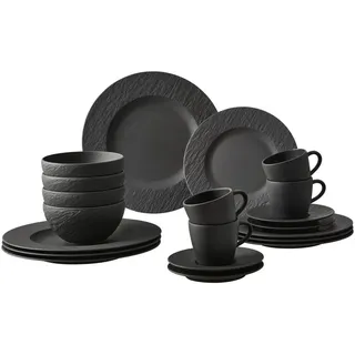 Villeroy & Boch Kombiservice Manufacture Rock schwarz