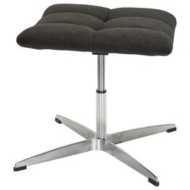 HJH Office Hocker Polyester 38 x 49 x 38 cm Schwarz