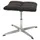 HJH Office Hocker Polyester 38 x 49 x 38 cm Schwarz