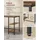 VASAGLE Schreibtisch 140 x 60 x 76 cm / Braun