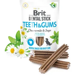 BRIT CARE Dog Dental Stick Zähne & Zahnfleisch mit Kamille & Salbei 7st (251g)