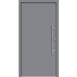 Splendoor Sicherheitshaustür »PATRAS Prime RC2«, Aluminium, in verkehrsgrau