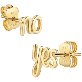 Fascination by Ellen K. Ohrstecker Yes und No Gelbgold 375 one-size
