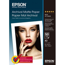 Epson Archival Matte Paper - Matt - A3 (297 x 420 mm)