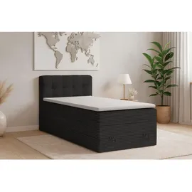 Deine Möbel 24 JUNG 90 x 200 cm H3 Beige/Grau/Schwarz