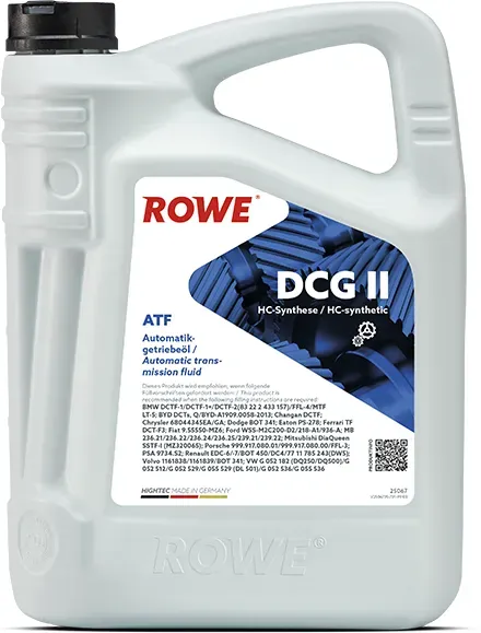 ROWE HIGHTEC ATF DCG II DSG-Doppelkupplungsgetriebeöl 5 Liter
