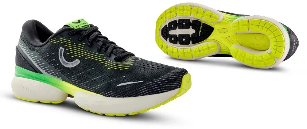 True Motion U-TECH Nevos 3 Herren US 12,5 / EU 46,5 - Farbe:Black/ Asphalt/ Evening Primrose$Größe:US 12,5 / EU 46,5