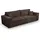 petits-meubles Schlafcouch Cord 4-Sitzer Braun