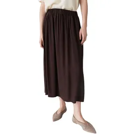 Opus Midirock Damen Crinkle Struktur Braun 40