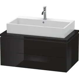 Duravit L-Cube 92x54,7cm, sw hgl, f Kons, 2 Schubkästen