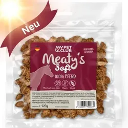 MyPetClub Meaty's Hunde & Katzen Leckerli Pferd getreidefrei Softsnack 220g