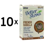 10 x NOW Foods Better Stevia, French Vanilla - 75 packets (239,99 EUR/kg)
