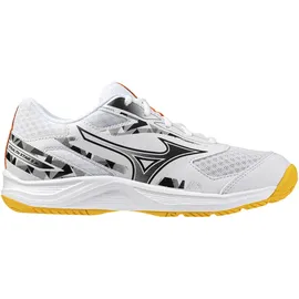 Mizuno Stealth Star 3 Jr. - Kinder Handballschuh - White/Fiery Coral/Citrus - 36