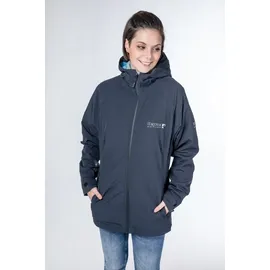 DEPROC activ Winterjacke DEPROC ACTIVE "Whistler 3in1 II WMN", Damen, Gr. 34 (XS), blau, Web, 96% Polyester. 4% Elasthan, hüftbedeckend, mit verstellbarem Klettverschluss, Jacken Winterjacke, auch in Großen Größen erhältlich
