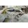 Massivholz Palettenbett 90 x 200 cm Weiß