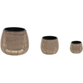 Atmosphera - Blumentöpfe in verschiedenen Größen, 3er-Set