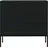 Woood Kommode Adam 94 x 93 x 52 cm Schwarz