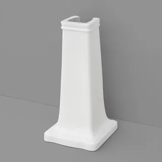 Kronenbach Iota 2.0 Standsäule für Waschtisch 68 cm, Badkeramik, weiß glänzend