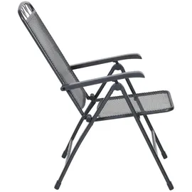 Greemotion Klappsessel Toulouse 58 x 64 x 108 cm eisengrau